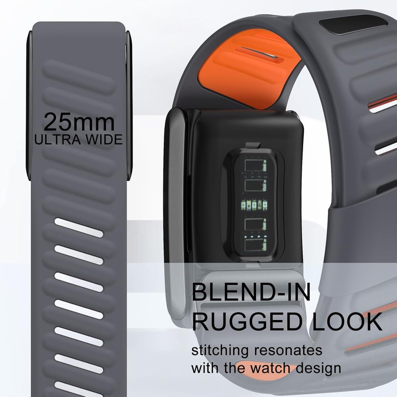 surundo Silicone Sport Band Compatible with Whoop 4.0 Band Strap Men Women, Soft Breathable Sport Adjustable Waterproof Replacement Wristbands Straps for Whoop 4.0 Bands - Image 4